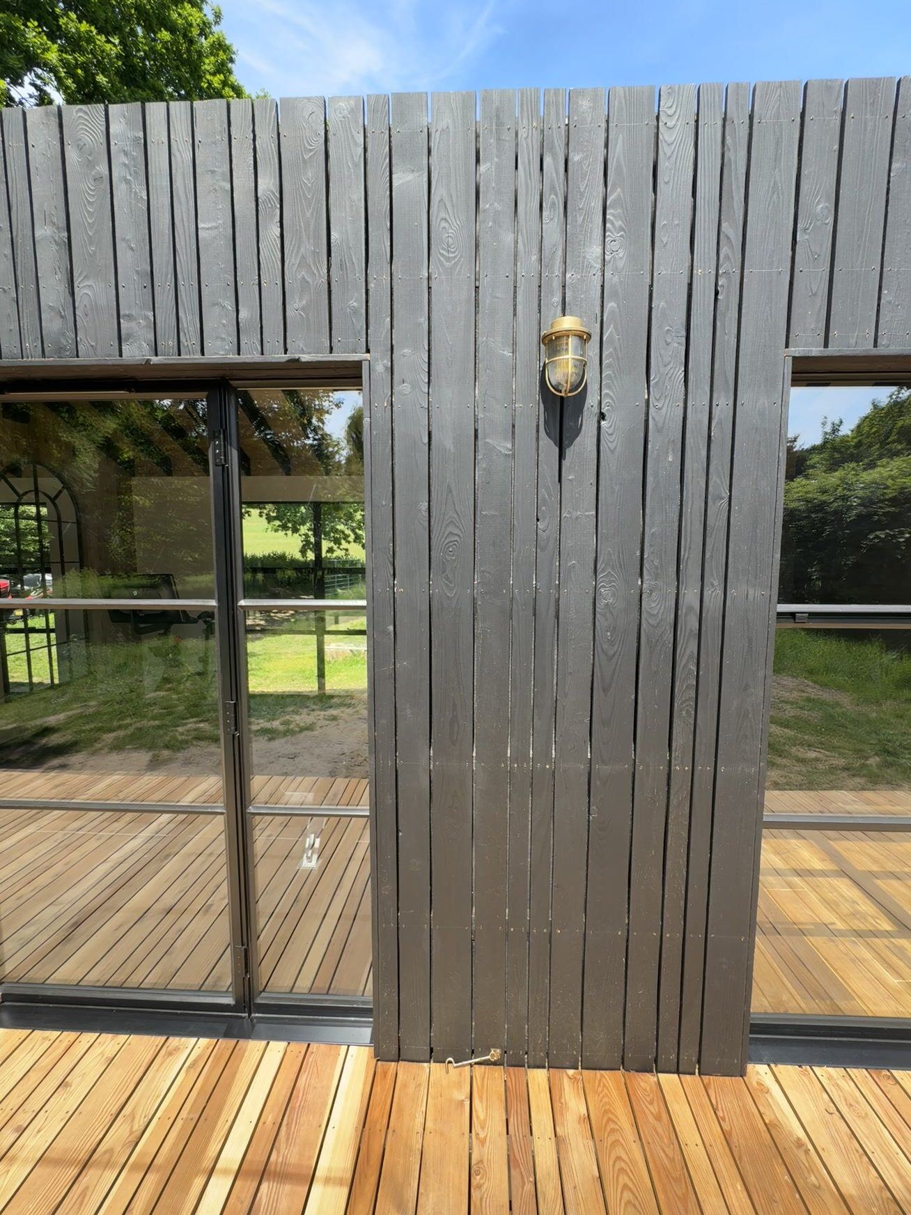 Clad in charred larch – Off-grid timber new build, Smeeth, Kent