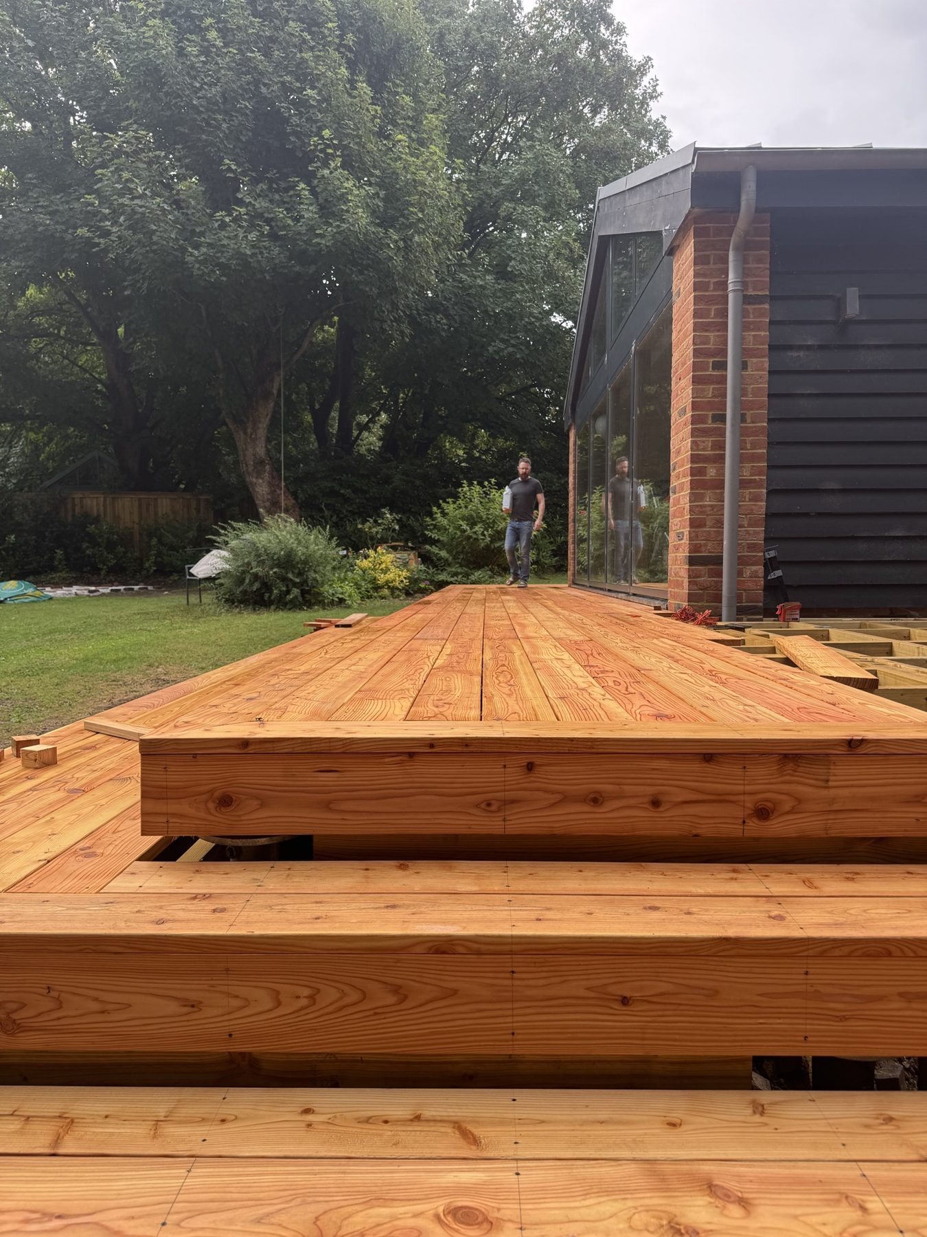 Finished timber deck – USFEW, Kent