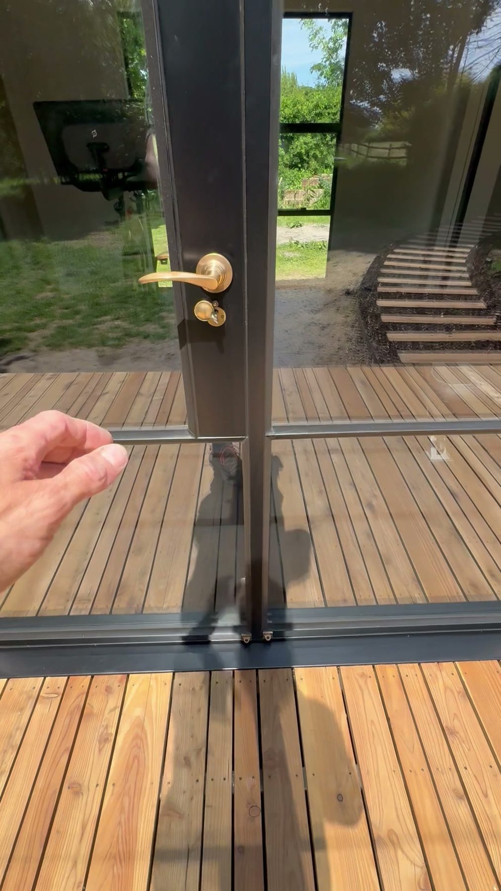 Glazed doors onto a timber deck – USFEW, Kent