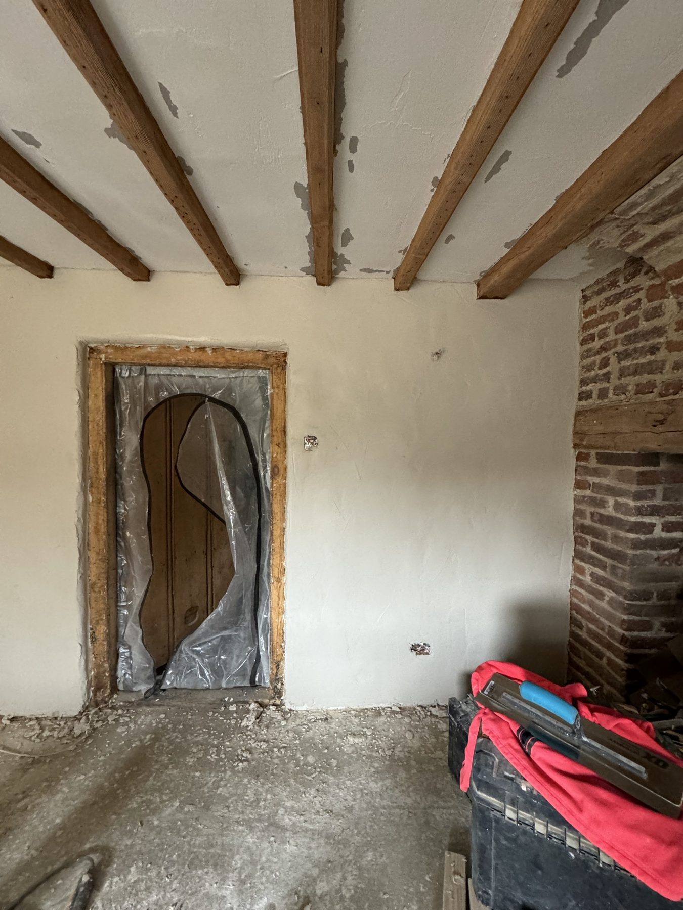 Beamed room stripped back for restoration – USFEW, Kent